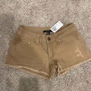 Forever 21 distressed denim shorts